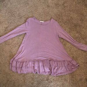 Long Sleeve Purple Tunic